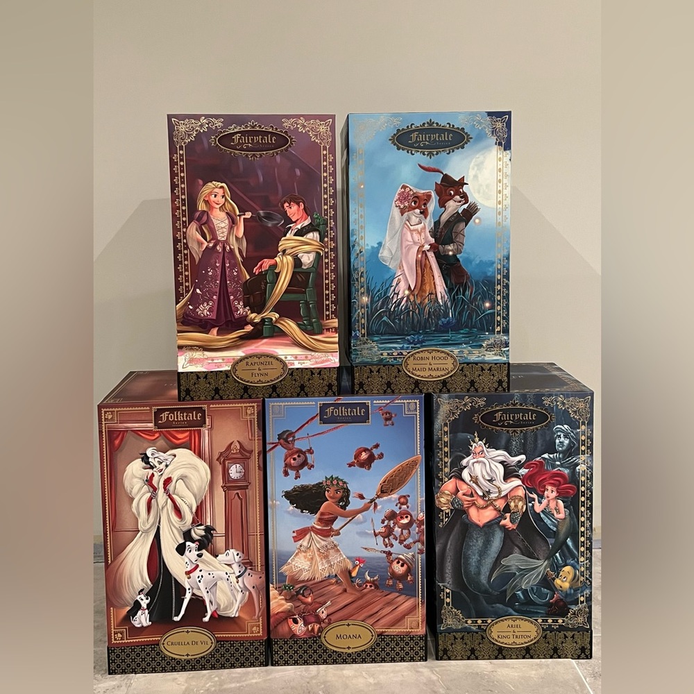Disney Designer Dolls Set of 5 Brand New With Box